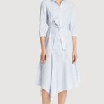 Lafayette 148 Periwinkle Multi Striped Dress Photo 0