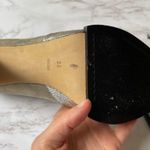 Alexander Wang  Luisa Silver Suede Open Peep Toe High Heels 38 Photo 5