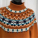 J.Crew Fair Isle Turtle Neck Sweater. Sz:XS Photo 1