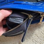 See By Chloe Authentic  daytripper patent leather crossbody navy black gold boho Photo 9