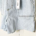 We Wore What NWT  Denim Slit Short Overalls XS Photo 3