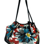 Brighton Lily Bag Floral Flower Woven Leather Straps Shoulder Bag Handbag Purse Photo 0