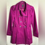 EXPRESS Women's Purple Double-Breasted Coat size S Photo 4