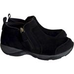 Easy Spirit Black Leather Suede Evony Ankle Booties 7 Women’s Boots Comfort Shoe Photo 1