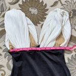 Mainstream Vintage Swimsuit Black White One Piece Bodysuit Grecian S Small 12 Photo 3