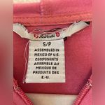 Guess Y2K Vintage Pink Zip Up Hoodie with Rhinestones Silky Pockets Size S Photo 2