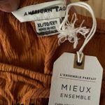 American Eagle 🆕 AE Rust Embroidered Crop Tube Top XL🆕 Photo 6