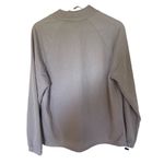 Kay Unger  NEW tan full zip jacket with media pocket LARGE Photo 4