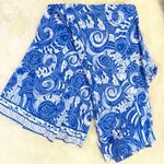 Lilly Pulitzer Georgia May Palazzo Pants Blue Fish Print Women’s XS Photo 2