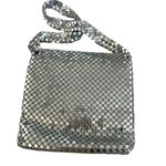 MESH Chain Silver Cocktail Disco Shoulder Bag Photo 3