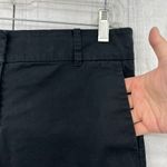 Ann Taylor  Black Devin Fit chino shorts womens Size 4 Photo 2