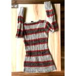 Ashley by 26 International striped sweater dress Sz M Artsy Festive Fall… Photo 8