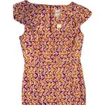 Maeve Anthropologie Cecily Fit & Flare Sweetheart Dress Floral Print Cap Sleeve Photo 9