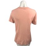 Madewell  Orange Peach Pastel V Neck Cotton Basic Pocket T Shirt Tee Top Size M Photo 1