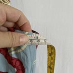 Vintage Kahala Dress Sz 10 Hawaiian Drinks Print V Neck Sleeveless Blue Sundress Photo 6