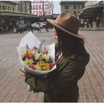 ✨NWOT✨Women Belt Buckle Fedora Hat Classic Wide Brim Floppy Felt Panama Hat✨ Brown Photo 7