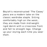 Revolve x Boyish Women’s The Casey High Rise Criss Cross Straight High Society Photo 4