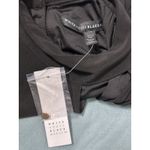 White House | Black Market  Dress Womens XS   Black Cut Out Flounce Sleeve Shift Photo 8