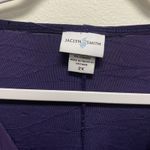 Jaclyn Smith  2X Purple Sequin Long Sleeve VNeck Blouse Work Office Casual Boho Photo 3