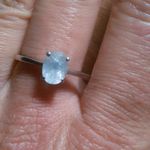Moon Glow Moonstone Lunar Radiance Sterling Silver Ring (Size 11) Photo 10