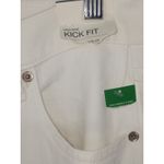 Gap Kick Fit High Rise Raw Hem Jeans Optic White 32 Tall (14T) Photo 5