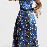 Target Adult Navy Moonlight Witch Halloween Costume‎ WITHOUT Hat Size S Photo 0
