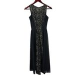 Weissman Elite Geometric Lace Dress Black Gold Metallic Dance Costume Adult ‎ MA Photo 1