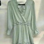 Illa Illa Blue Ruffle Romper Photo 0