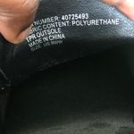 Torrid Black chunky platform heeled schoolgirl goth grunge dark academia loafers pumps Oxfords office siren core PU Leather croc pattern white stitching whimsygoth - Size 9WW Plus Size Friendly Photo 4