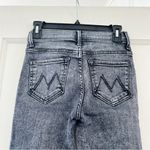 MOTHER The Insider Crop Step Fray in Train Stops Size 25 EUC Gray Photo 9
