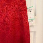 Le Suit NWT Vintage Collections for  Red Monochrome Leopard Suit Skirt Photo 1