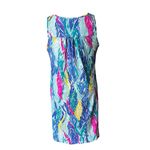 Lilly Pulitzer  Blythe Cotton Swing Dress, Light as a Feather Print, Sz XXS Photo 5