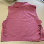 Nike  Pro Dri Fit Neck Crop Top Cut Out on Sides Photo 5