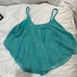 Urban Outfitters  Pins & Needles Lace Green Crop Top Photo 2