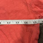 J.Crew  Vintage Coral Pink Cotton V-Neck Tee, Size Medium Photo 3