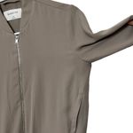 Aritzia Babaton Womens Gilroy Bomber Jacket Brown Full Zip Long Sleeve Size XS Photo 10