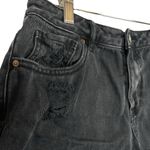 PacSun High Rise Distressed Festival Denim Shorts in Black Size 27 Photo 9