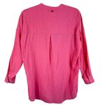 O'Neill Pink 100% Cotton Gauze Saltwater Solids Belizin Coverup Tunic Size S Photo 4