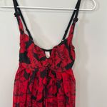 Victoria's Secret  Black & Red Vintage with Floral Pattern Dress Size XS 2148 Photo 1