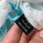 Meena Mahal Dress embroidered tiered sheer mini womens White medium indian party Photo 8