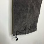 No Boundaries  dark gray corduroy wide leg pants women’s size medium contemporary Photo 1