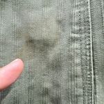 Reaction Kenneth Cole Kenneth Cole Reaction Coat‎ Womens Medium Olive Collared Belted Military Style Photo 7