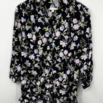 J.Jill ‎ Women's Floral Rayon Button Down Shirt Long sleeve Multicolor Size XS Photo 0