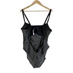Savage X Fenty Black Geometric Lace Teddy Bodysuit Plus Size 2X Photo 3