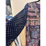 Soft Surroundings  Patchwork‎ Tunic Blouse Top Floral Paisley Womens PM Photo 1