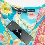 Anthropologie X Tolani Collection Patchwork Floral Boho Top Handkerchief Hem Photo 9