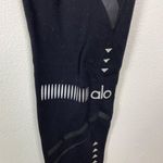 Alo Yoga Woman's S Black Airbrush Chakra Leggings Geometric Athleisure Work Out Photo 4