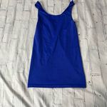 Bar III Blue Stretch Scoop Neck Camisole Tank Top Women’s L Layering Basic Tee Photo 6