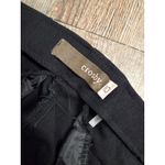 Derek Lam  Crosby Crop Straight Slim Trouser Solid Black Pants Size 10 Photo 2