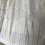 Farm Rio Solana lace midi White dress size small Anthropologie Photo 6